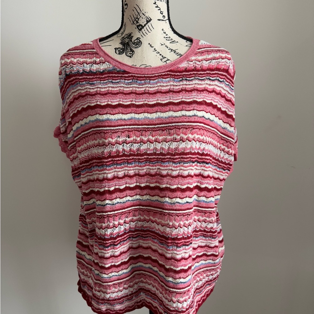 Short sleeve sweater